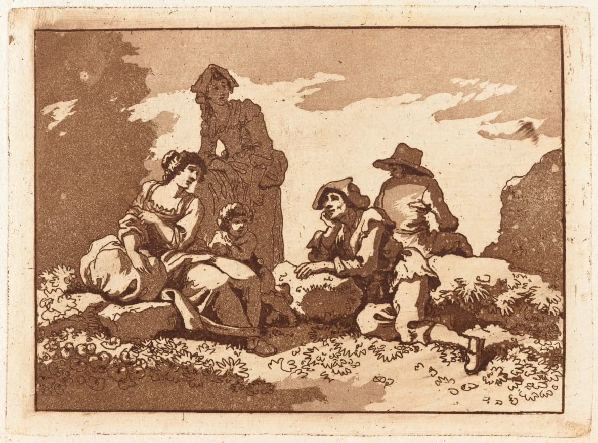 Famiglia a riposo - Ailsa Mellon Bruce Fund, National Gallery of Art